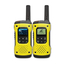 Motorola Walkie-Talkie TalkAbout T92 H2O, Twin, IP67, 16 canale, 10km, galben/negru (ediția 2023)
