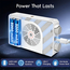 Portable LED Video Light 40W, Bi-Color (2500K-9000K), Rechargeable Battery, White, 2 image