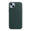 Husă originală din piele cu MagSafe pentru iPhone 15 Plus/14 Plus, Forest Green