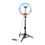 Selfie Ring RGB Light 16" MJ38 cu trepied 2.1m, geantă și telecomandă