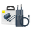 Baseus Super Si Quick Charger Type-C PD3.0 20W （With Baseus Cable Type-C to Lightning 1m), albastru, 2 image
