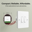 Suntff Matter Over Wi-Fi Smart Wall Switch MINI-2GS-E Mini Duo 2-Gang (Neutru necesar), 2 image
