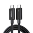 UGREEN Cablu Type-C către Type-C Thunderbolt 4, 40Gbps, 0.8m | US501, Negru