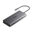 UGREEN HUB 13in1 USB-C la 2*HDMI (4K@60Hz)+DP+2*USB-A3.2+USB-C3.2+2*USB-A3.0+SD/TF+GigabitRJ45+3.5mm+PD(100W) | CM681, Gri spațial