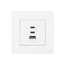 Moes Star Ring Socket 30W GAN 3 Ports (2*Type C+1*USB-A), White