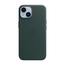 Husă Original Leather cu MagSafe pentru iPhone 14, Forest Green