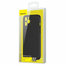 Baseus Case Liquid Silicone Gel Protective iPhone 12 Pro Max, Black, 2 image
