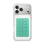 WOO Silicone Suction Cup Phone Mount Pad, 3M Adhesive, 24-Piece Backing, Mint Green