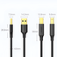 UGREEN Cable AM-BM Active USB 2.0 10M US122, Black, 2 image