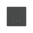 Moes Zigbee Star Ring Smart Push Button Switch 3 Gang (Neutral Required), Grey