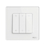 Moes Zigbee + RF Star Ring Curtain Switch 3A (Neutral Required), White