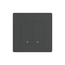Moes Zigbee Star Ring Smart Push Button Switch 2 Gang (Neutral Required), Grey