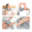 Electric Neck Massager with Heating Function and 6 Massage Attachments for Adults, Blue Gray, 3 image
