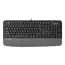 Keyboard A4Tech FK20, Fstyler FN Multimedia Wired Keyboard( US+RU+RO ), Gray