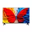 43" QLED SMART TV TCL 43V5C, 1920x1080 FHD, Google TV, Negru