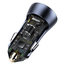 Baseus Car Charger USB/Type-C Dual Quick Charger 40W (With Baseus Cable Type-C to Lightning 1m), Gray, 2 image