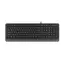Tastatură A4Tech FK10, Cu fir, Negru/Gri