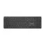Wireless Keyboard Gembird Slim Pro Business KB-WPS-03-CYRL, Chocolate, 2.4Ghz, EN/RU, Black