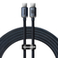 Baseus Cable Type-C to Type-C 100W 1.2m Crystal Shine Series, Black