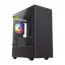 Case mATX GAMEMAX Edge, w/o PSU, 0.45mm, 1x120mm FRGB, Front Mesh, Tempered Glass, Dust Filter, 1xUS