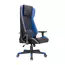 Scaun Gaming Lumi CH09-7, PU Piele, Negru | Albastru