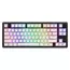 Tastatură HATOR Skyfall 80, Cu fir / Fără fir, Negru | Alb