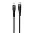 Cablu Type-C (Type-C), Proove Light Silicone Plus 60W (1m),Black