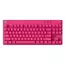 Tastatură MCHOSE Mix 87, Cu fir, Rose Red
