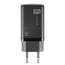 Încărcător Cellularline Wall Charger GAN, 3 Ports, 65W, Negru
