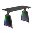 Birou Gaming Lumi GMD12E-2D, Negru