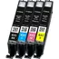 Cartușe de cerneală multipack Canon CLI-451, 7ml, Multipack BK/C/M/Y