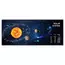 Mouse Pad pentru jocuri Gembird MP-SOLARSYSTEM-XL-01, Large, Negru