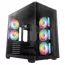 Case ATX Deepcool CG590U 5F, w/o PSU,3x120side 2x120rear ARGB PWM, 2xUSB3.0, 1xTypeC, Curved-Glass P