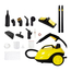 SE8620 High-Pressure Steam Cleaner 2000W 5 Bar 2.0L, Yellow, 3 image