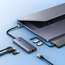 Baseus HUB 7in1 Type-C to HDMI4K@60Hz*1+USB-A 3.1*2+Type-C 3.1*1+USB-A2.0*1+PD*1+RJ45*1, UltraJoy Series, Space Gray, 2 image