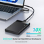 UGREEN US221 2.5" SATA HDD / SSD Enclosure 5Gbps USB 3.0 Micro-B, 2 image
