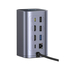 Baseus DS Type-C to 2*HDMI 4K@60Hz+2*USB-C (10Gbps)+2*USB-A (5Gbps)+2*USB-A (480Mbps)+1*RJ45+SD/TF 3.0+1*USB-C (PD), Space Grey, 2 image
