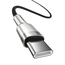 Baseus Cable Type-C to Type-C 100W 1m, Cafule Metal Series, Black, 2 image