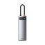 Baseus HUB 8in1 Type-C to 1*HDMI+USB-A 3.0+PD*1+RJ45*1+SD/TF*1, Metal Gleam Series, Space Gray