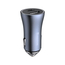 Baseus Car Charger 1*Type-C+1*USB-A 40W 1m, Golden Contactor Pro, Black
