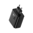 Baseus Wall Charger GaN 2*Type-C+1*USB-A 65W, Cube Pro Series, Cluster Black, 2 image