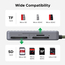 UGREEN CM868 3-Slot SD / microSD Card Reader Case 5Gbps USB-C, 2 image