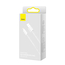 Baseus Cable USB-A to Type-C 100W 2m, Dynamic Series, White, 2 image