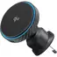 Car Mount With Wireless Charger Proove Graphite Circle Qi2 15W, Black