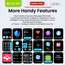 BAVIN Smart Watch, HD Display, Fitness Tracker, Dual Straps, Black, 2 image