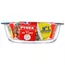 Tava de copt Pyrex 208B100, Transparent, 3 image