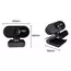 PC Camera A4Tech PK-825P, 720P HD Sensor, Built-in Microphone, Fixed Focus, HD Glass Lens, Black, 3 image