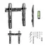Suport fixat pe perete Gembird WM-42F-02, Negru, 4 image
