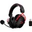 Căști gaming HyperX Cloud Alpha Wireless, Fără fir, Negru/Rosu, 4 image