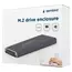 Rack SSD extern Gembird EE2280-U3C-01, Gri, 4 image